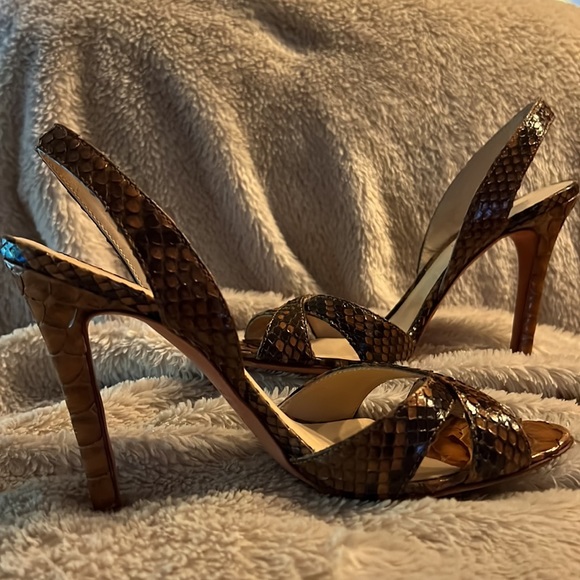 ALEXANDRE BIRMAN Whiskey Brown Heels - Picture 6 of 12